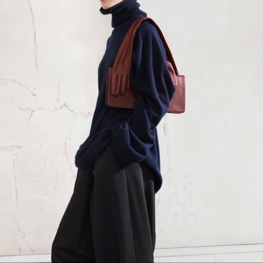 Margiela X H&M Navy Cashmere Super Oversized Sweater